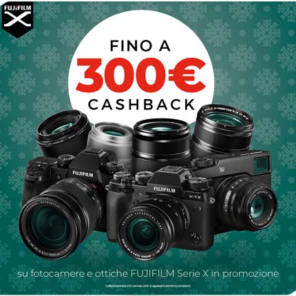 Fujifilm - Cashback fino a 300 Euro!