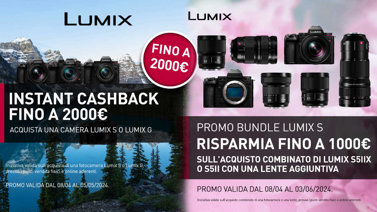 LUMIX - Nuove promozioni Instant cashback e bundle 2024
