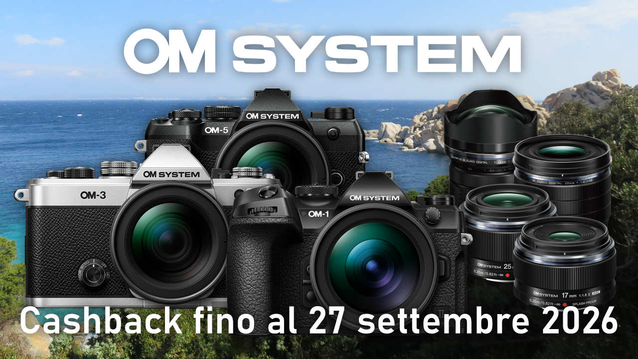 OM SYSTEM - Cashback settembre 2026