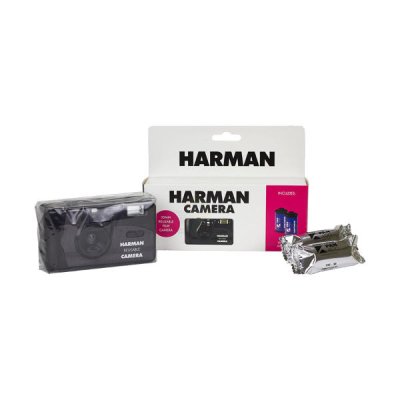 ILFORD Harman Camera, riutilizzabile + 2 pellicole PAN 400 36 pose
