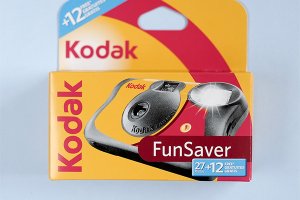 KODAK Fun Saver, fotocamera usa e getta con flash, 27+12 pose