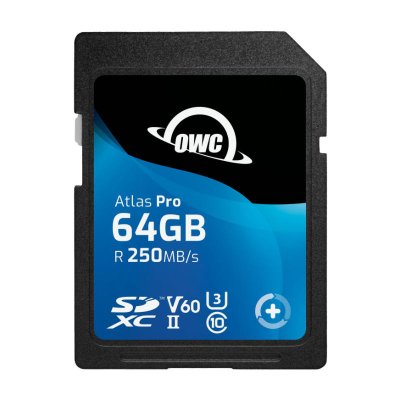 OWC - Atlas Pro - SDHC UHS-II V60 - Scheda di memoria da 64 GB